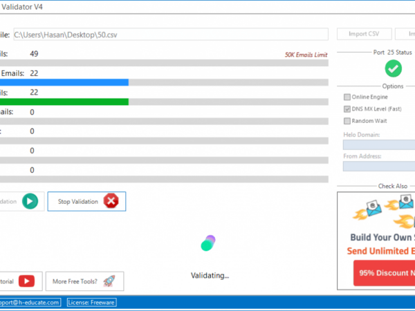 Free Email Verification Software